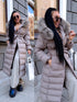 Long coat "CLIMATE ZONE" FC7529 - cappuccino